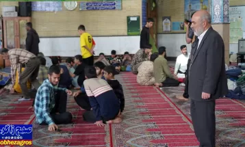 مراسم معنوی اعتکاف در مساجد یاسوج برگزار شد