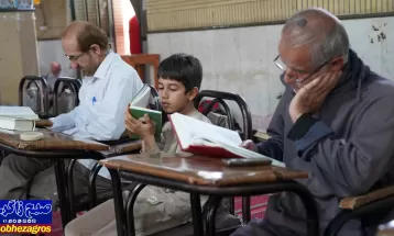 مراسم معنوی اعتکاف در مساجد یاسوج برگزار شد