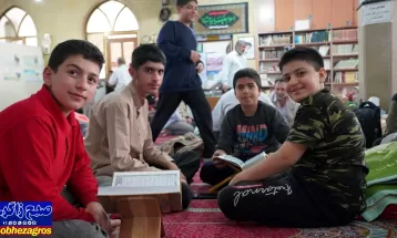 مراسم معنوی اعتکاف در مساجد یاسوج برگزار شد