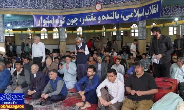 مراسم معنوی اعتکاف در مساجد یاسوج برگزار شد