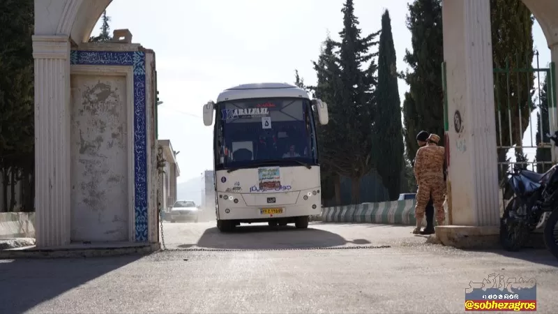 اعزام دانش‌آموزان پسر بویراحمدی به اردوی راهیان نور