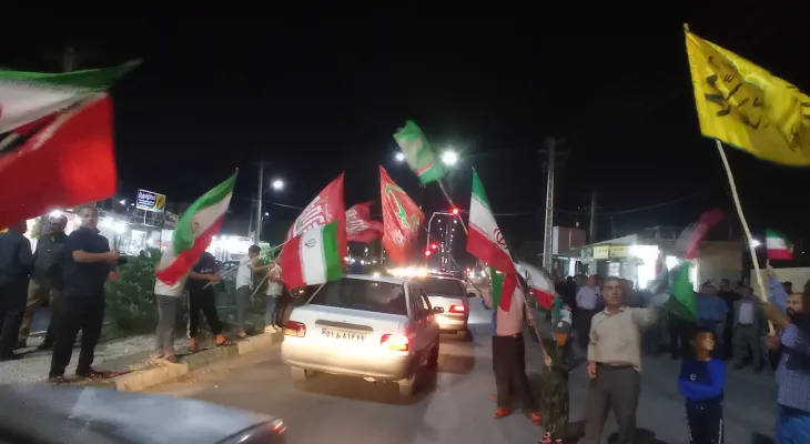 خوشحالی بهمئی‌ها درپی حملات سپاه  علیه رژیم اشغالگر