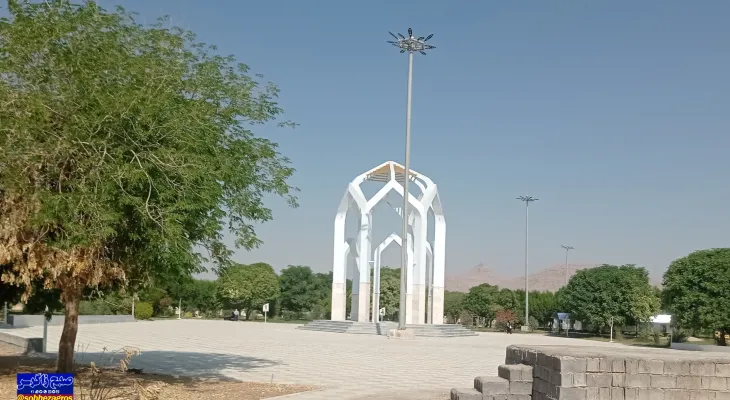 یادمان«شهدای گمنام بهمئی»در قاب تصویر