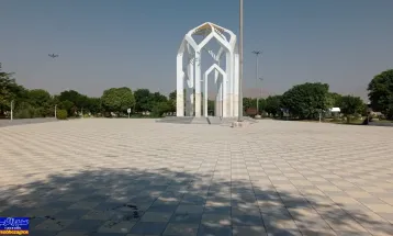 یادمان«شهدای گمنام بهمئی»در قاب تصویر