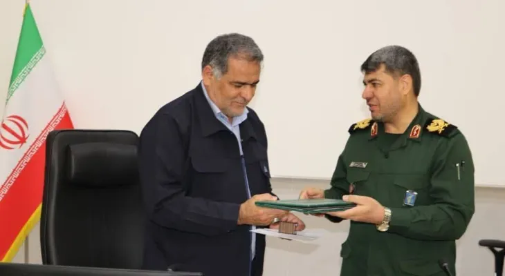 هدیه خاص سردار خرم‌دل به مدیرعامل نفت گچساران