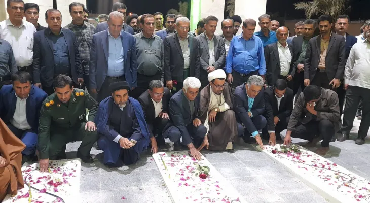 یادمان شهدای گمنام شهرستان بهمئی افتتاح شد