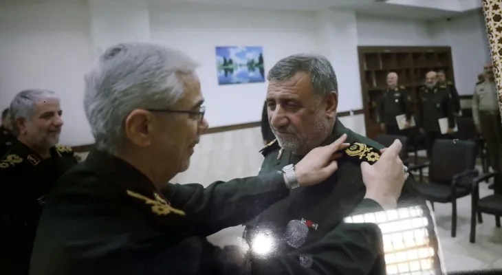 تصاویری از اعطای درجه سرتیپ تمامی عوض شهابی‌فر