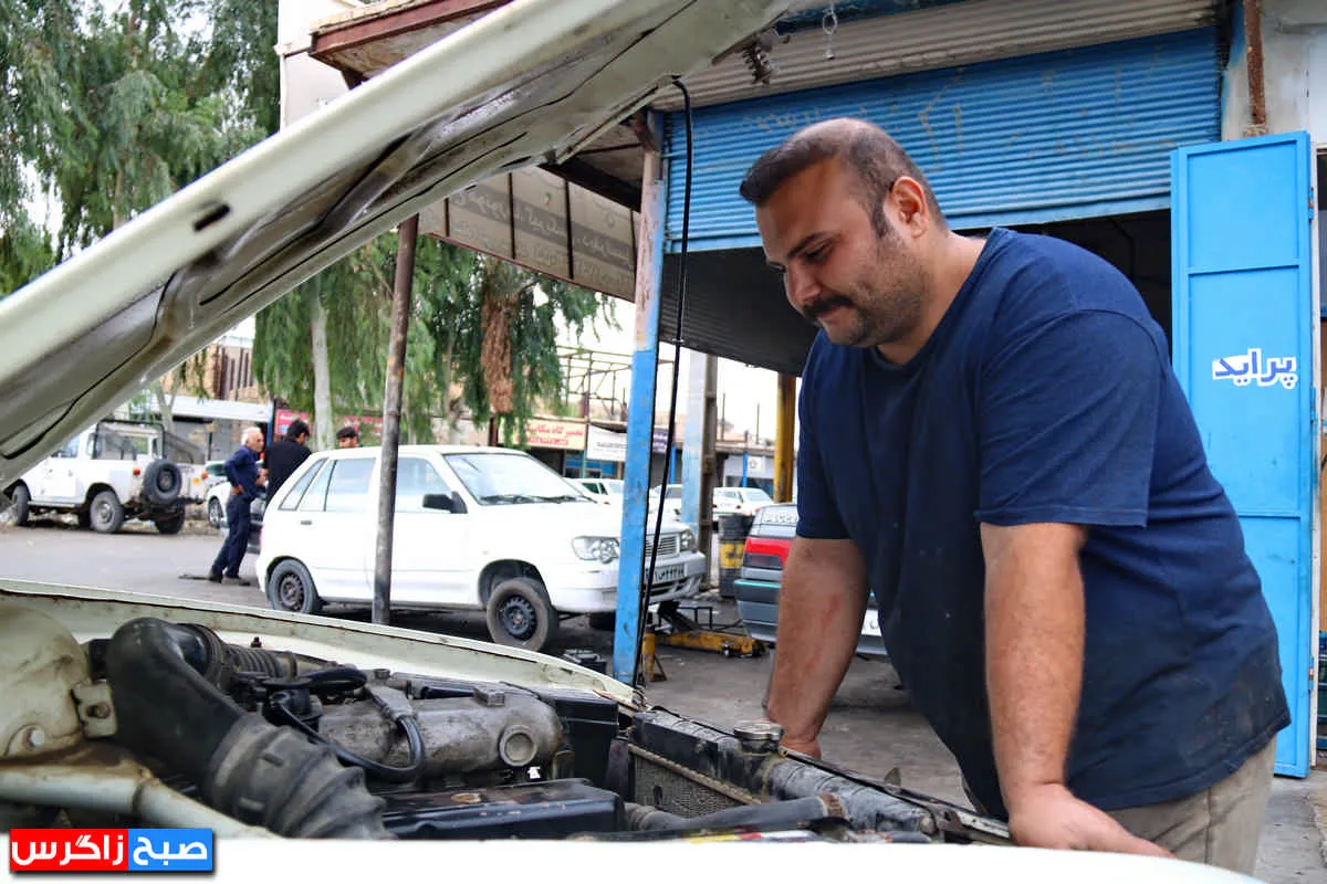 لذت کار در شهرک مکانیک‌های گچساران