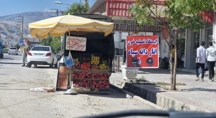 ماجرای بی پایان وانت‌های میوه فروش در باشت