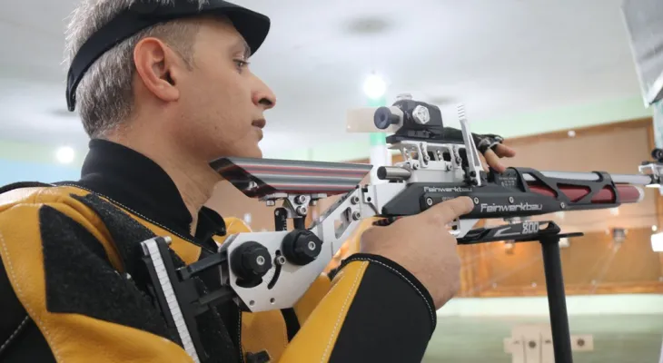 تصاویری جذاب از «مسابقات تیراندازی» در گچساران