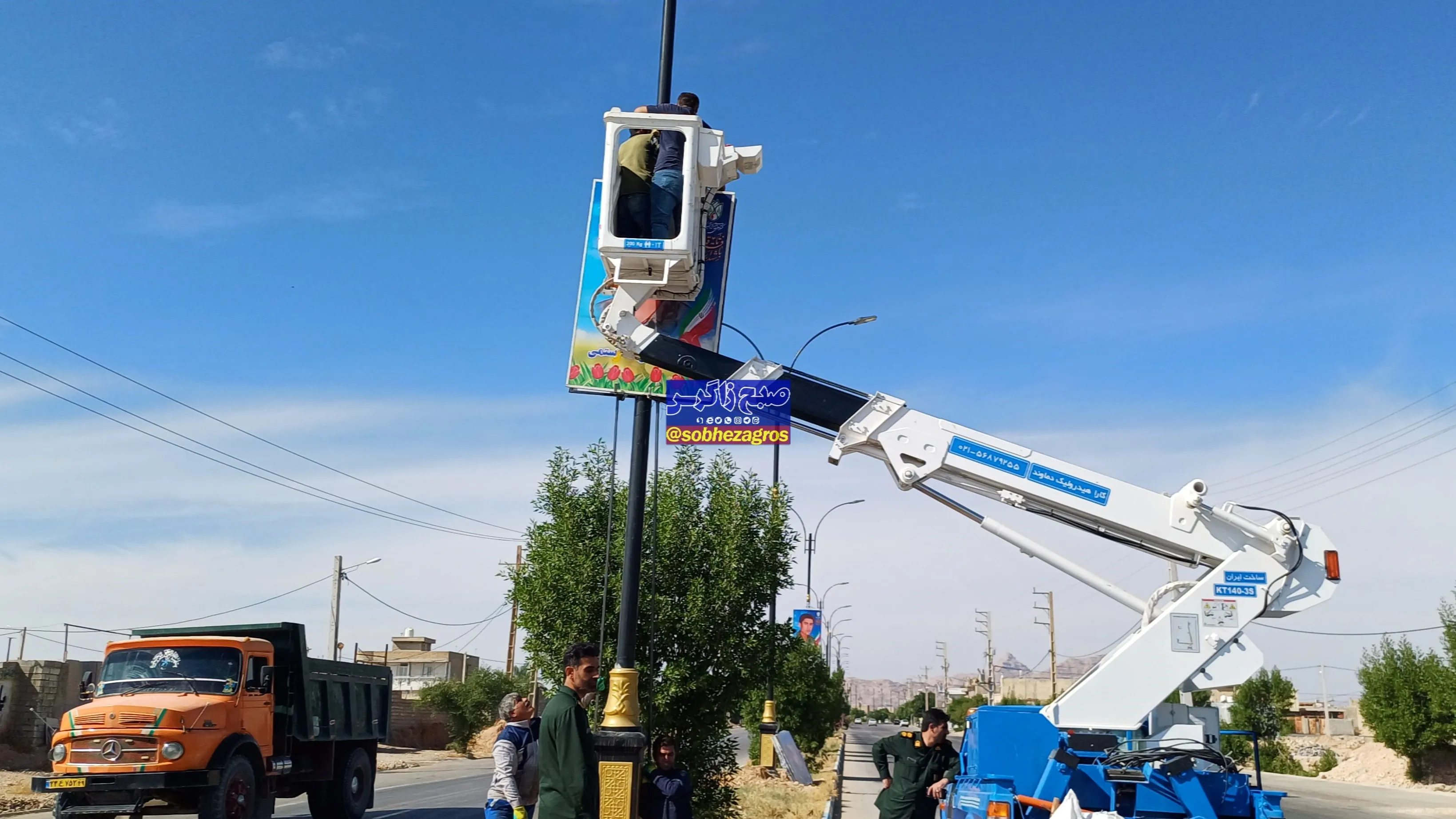 تمثال شهدا در بلوار ورودی لیکک نصب شد