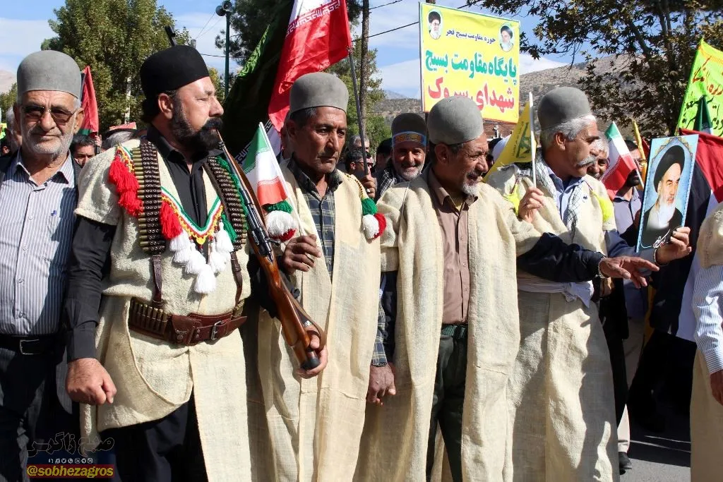 خروش بویراحمدی‌ها در روز ملی مبارزه با استکبار