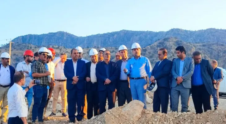 بازدید استاندار کهگیلویه‌وبویراحمد از مهم‌ترین پروژه‌های باشت