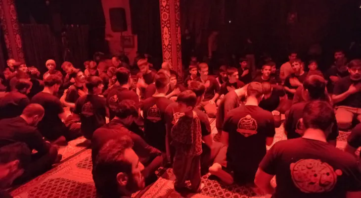 عزاداری شهادت حضرت زهرا (س) در یاسوج