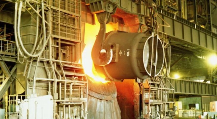 مشعل کارخانه فولاد بویراحمد روشن است