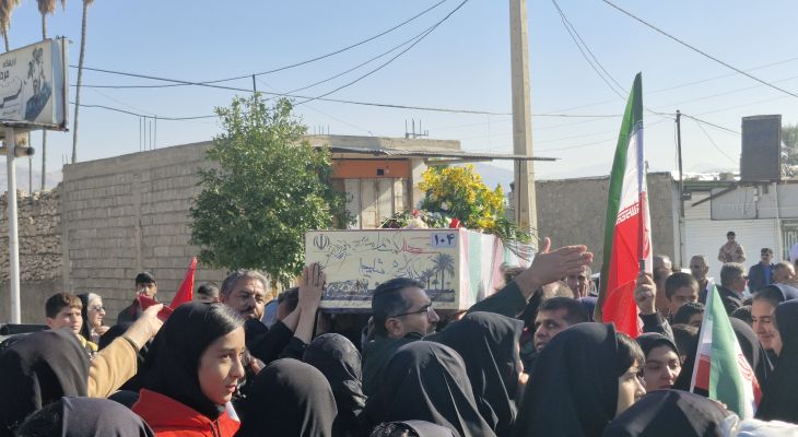 استقبال مردم «بوستان» از شهدای خوشنام+تصاویر