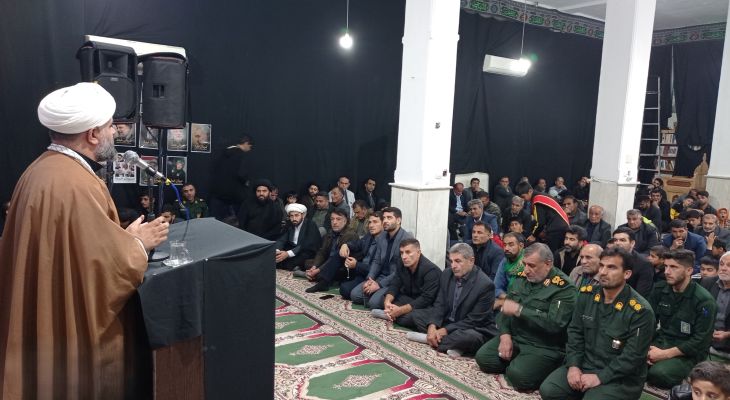 بهمئی غرق در سوگ حضرت زهرا(س)