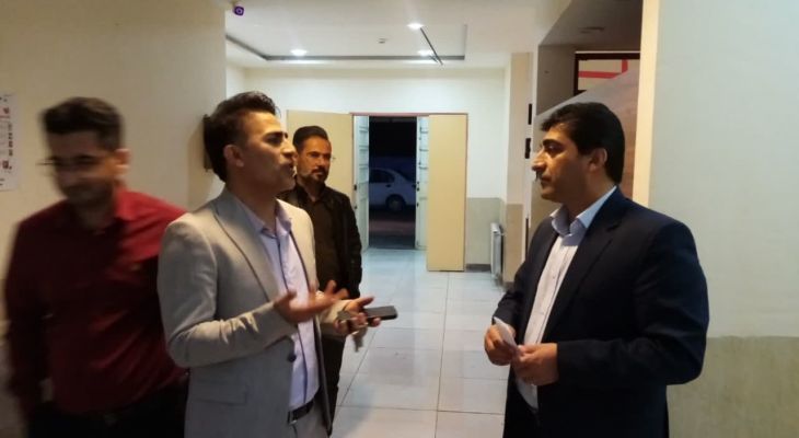 بازدید شبانه از مرکز خدمات جامع سلامت لنده