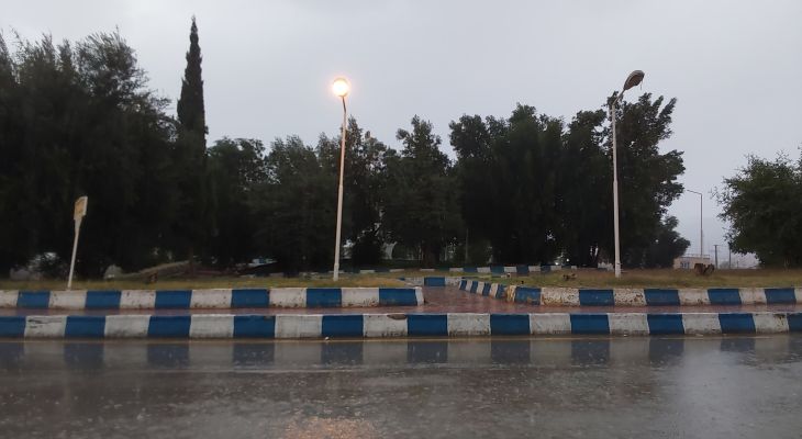 بارش باران پائیزی در لنده