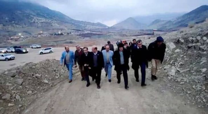 پیشرفت فیزیکی سد تنگ سرخ