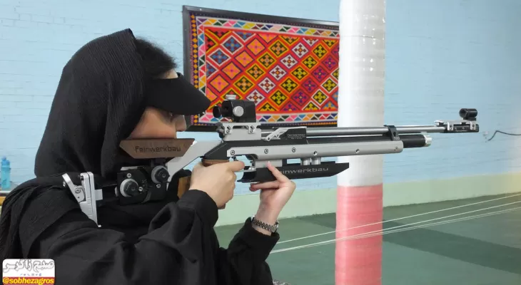 تصاویری جذاب ازمسابقات استانی تیراندازی در گچساران