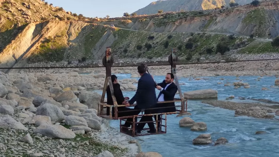افتتاح پل روستای موگر به‌یاد وصیت شهید طیب
