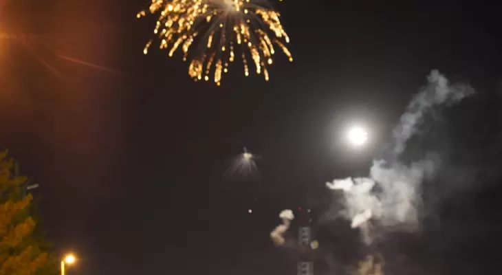 نورافشانی آسمان کهگیلویه‌وبویراحمد در شب 22بهمن