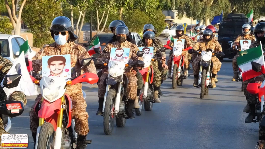 رژه موتوری سالگرد پیروزی انقلاب در گچساران+ تصاویر