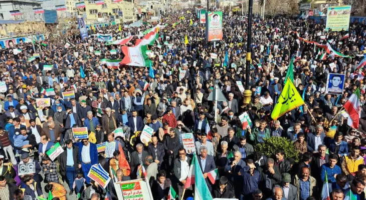 حضور پرشور بویراحمدی‌ها در جشن تولد انقلاب اسلامی