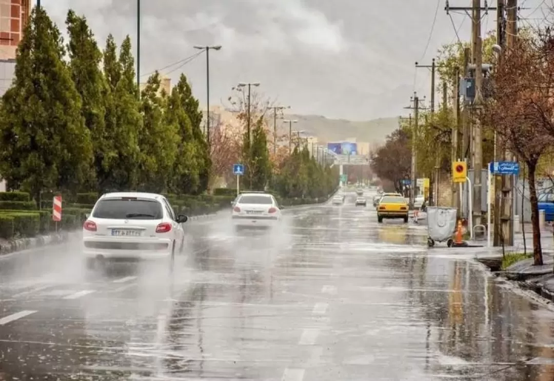 تصاویر لذت‌بخش بارش باران در سی‌سخت