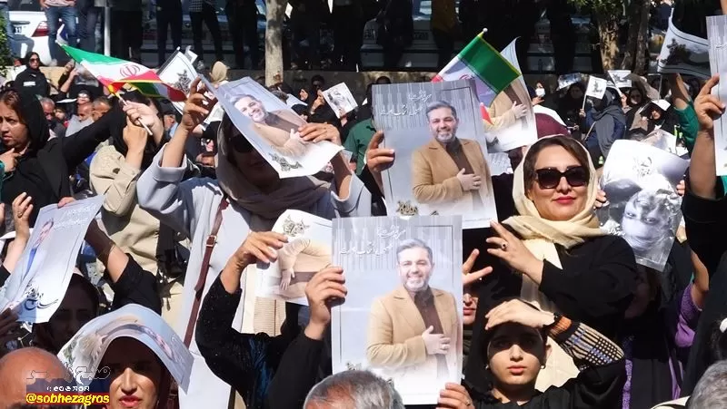 اولین نطق انتخاباتی ساسان دلاویز در گچساران+ تصاویر