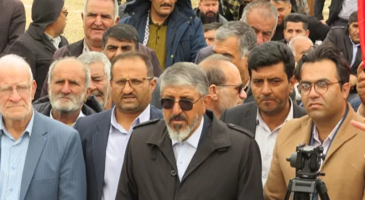 سخنرانی‌وحضور نادر منتظریان در کاکان بویراحمد+ تصاویر