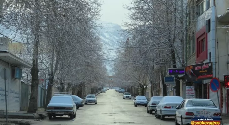 رخت سفید بر تن پایتخت طبیعت ایران