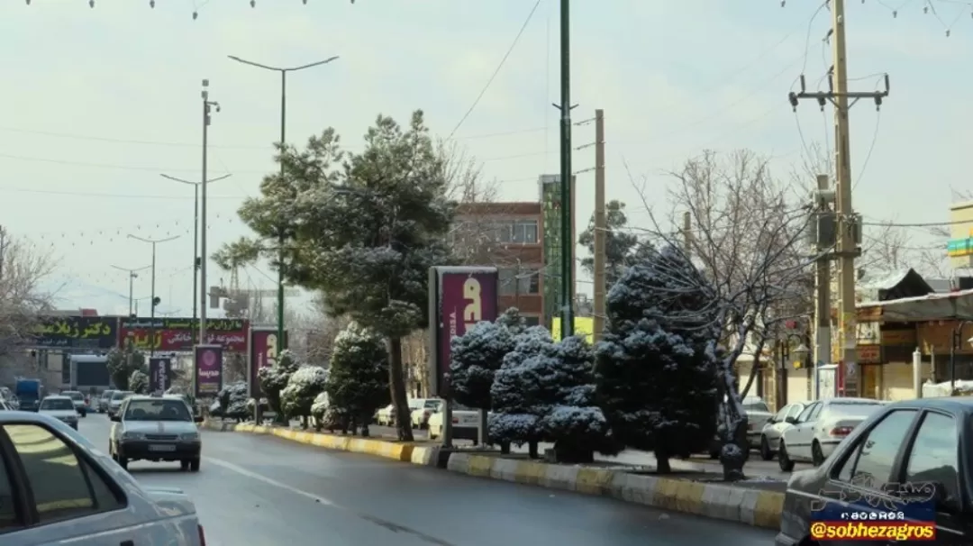 رخت سفید بر تن پایتخت طبیعت ایران