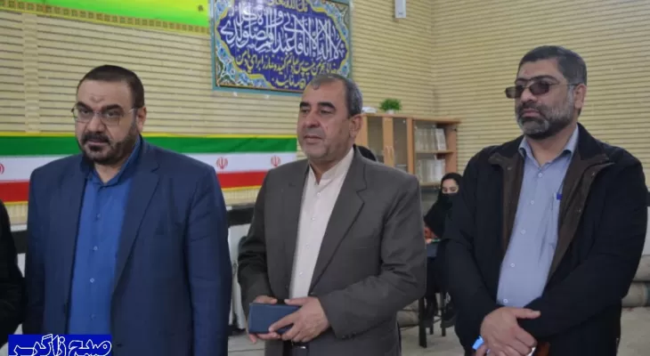 حضور مسئولان کهگیلویه وبویراحمد پای صندوق‌های رأی