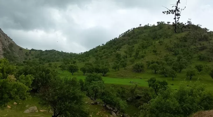 طبیعت زیبای روستای دم تنگ لنده