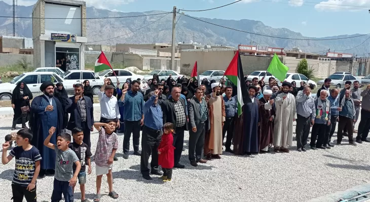 حمایت مردم لیکک از موشک‌باران رژیم صهیونیستی