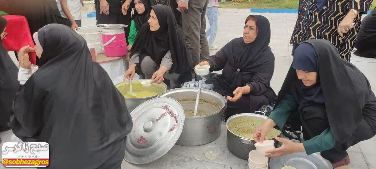 ایستگاه مردمی شکرانه «وعده صادق» در گچساران