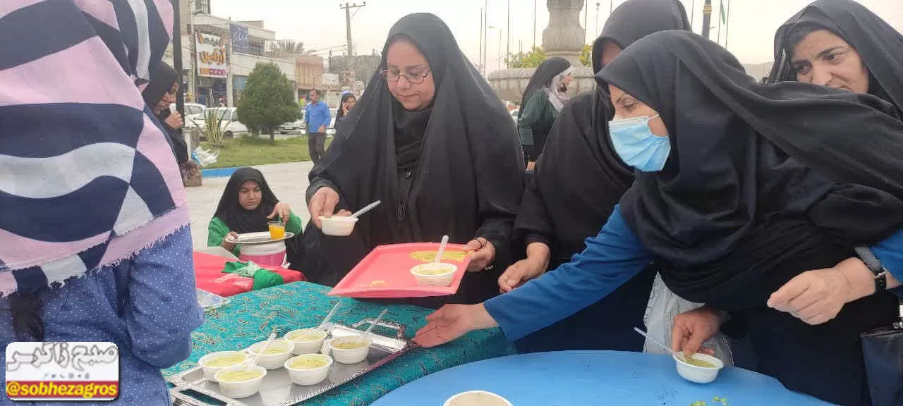 ایستگاه مردمی شکرانه «وعده صادق» در گچساران