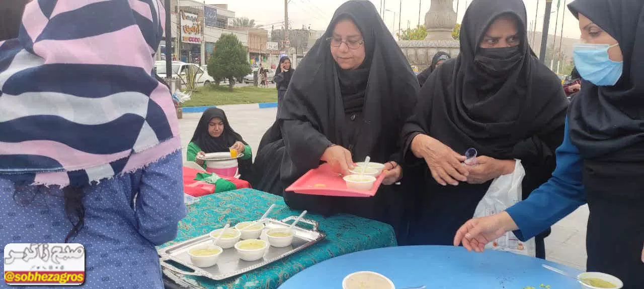 ایستگاه مردمی شکرانه «وعده صادق» در گچساران