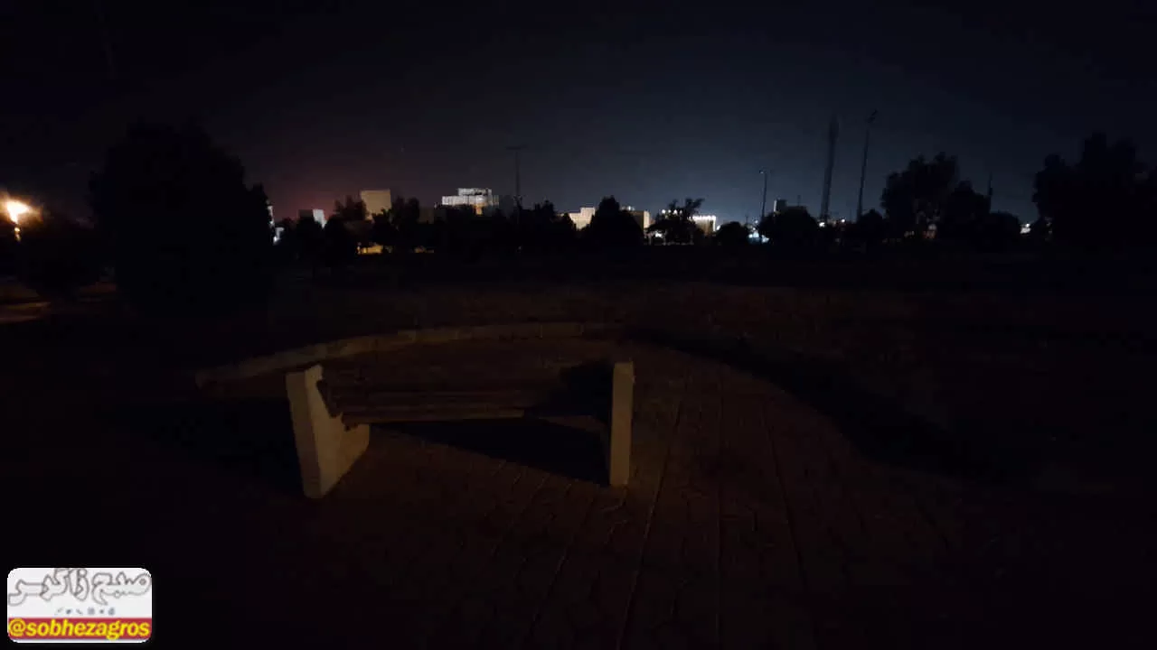 موج تاریکی بر سر پارک‌های گچساران+ تصاویر