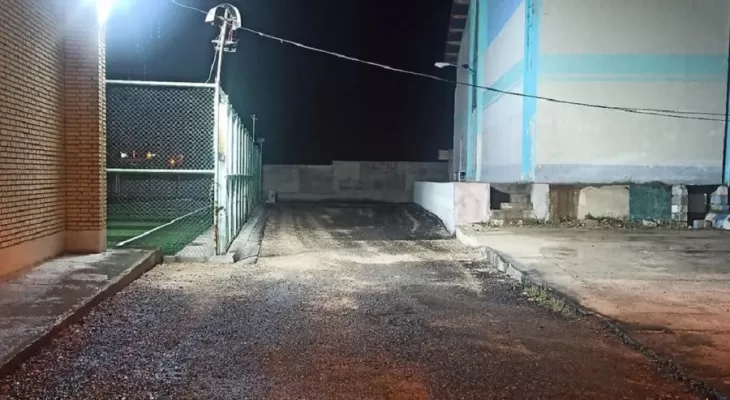 روشنایی محوطه اداره ورزش و جوانان لنده تکمیل‌شد