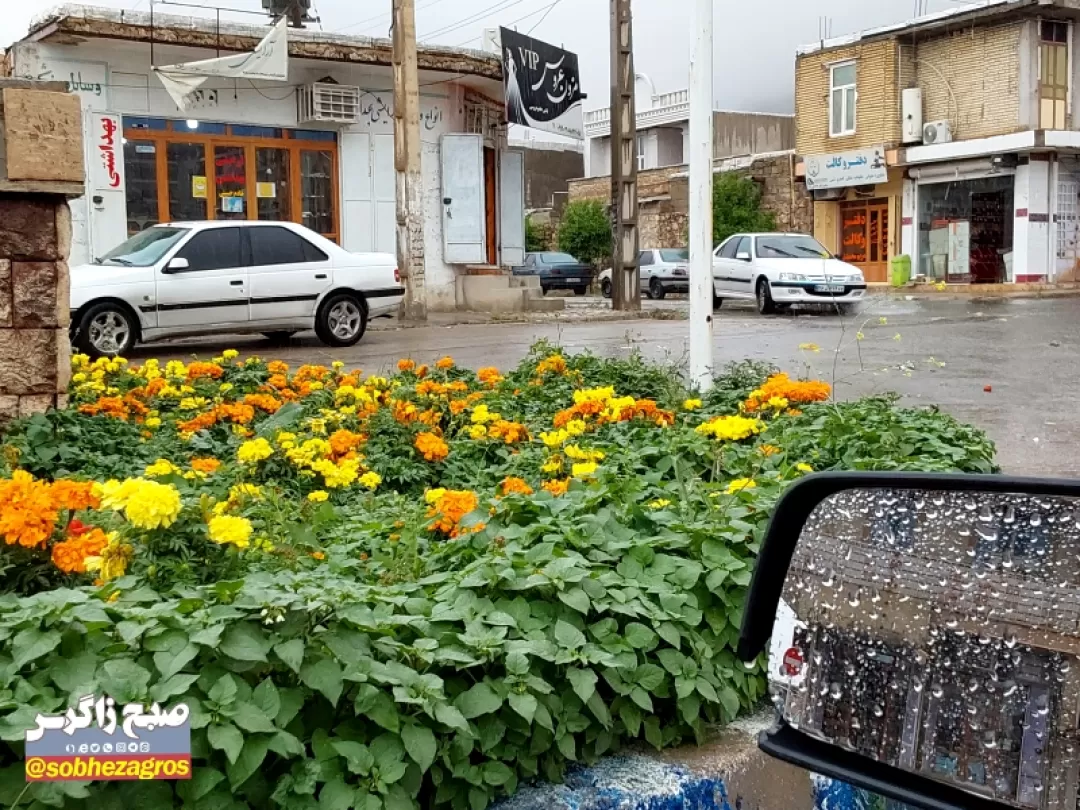 یک روز بارانی در شهرستان لنده