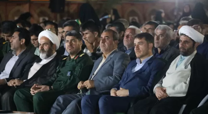 حضور پرشور مردم در اجلاسیه شهدای شهرستان بهمئی