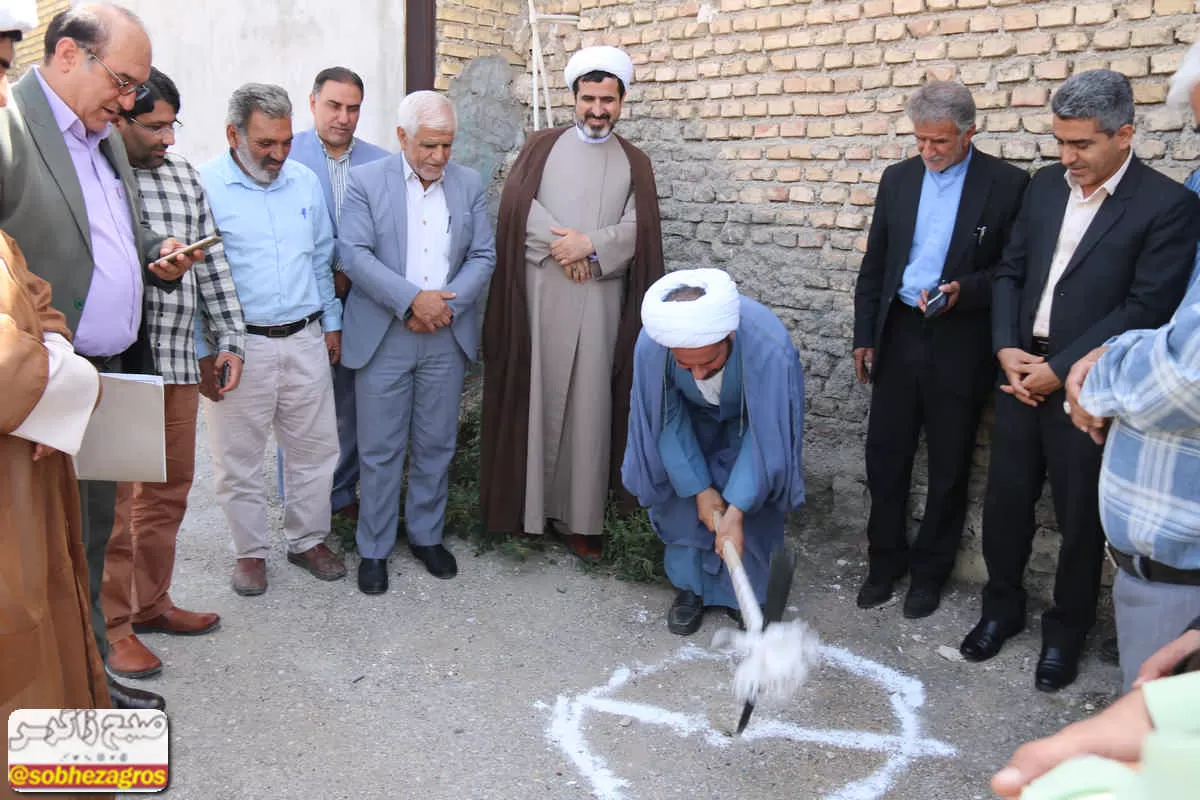 معماری زیبای سردر مسجد شهیدان گچساران+ تصاویر