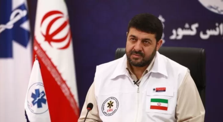 ۴۰ تیم واکنش سریع درمنطقه سانحه حضور یافتند