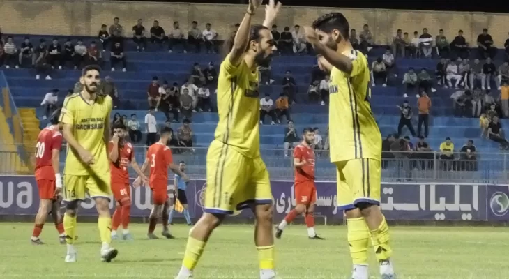 نفت‌وگاز گچساران با برد تمام کرد+ تصاویر