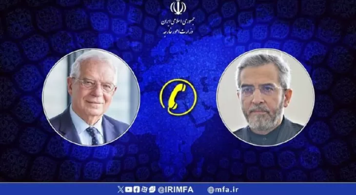 رایزنی سرپرست وزارت خارجه با بورل