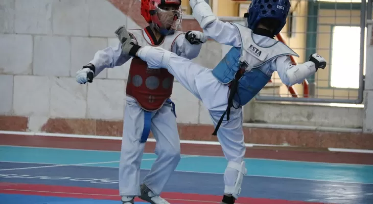 مسابقات تکواندو  خانواده‌ کارگری در گچساران