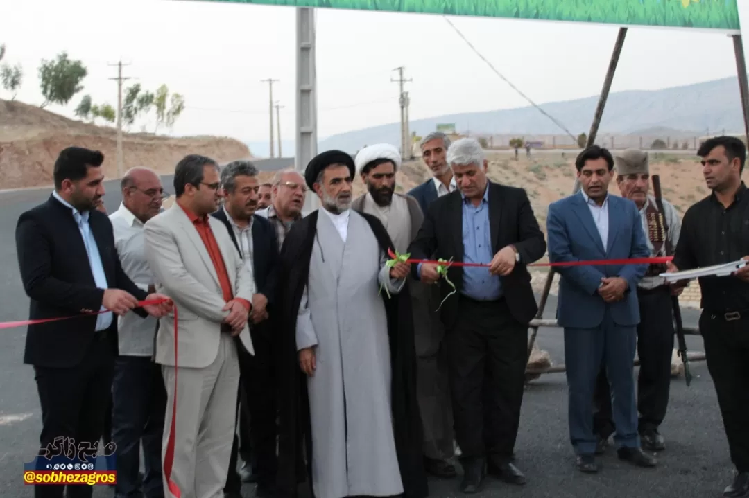 افتتاح پروژه آسفالت معابر روستای «القچین‌علیا» چرام